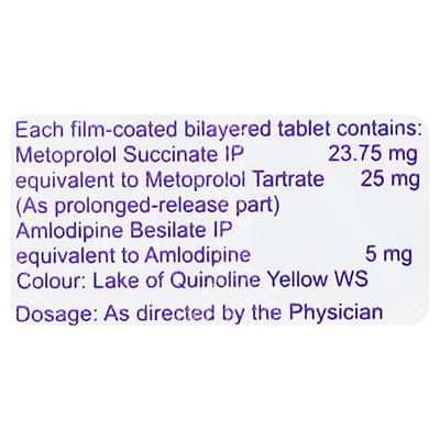 Revelol AM 25/5mg Tablet 15'S - Hypertension-Bet