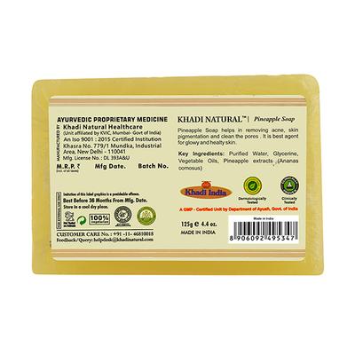 KHADI NATURAL PINEAPPLE SOAP 125 gm - Soaps