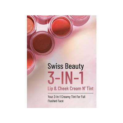 Swiss Beauty Lip, Cheek And Eyeshadow Tint, Shade - Stawberry Sizzle 8 gm - Lipsticks
