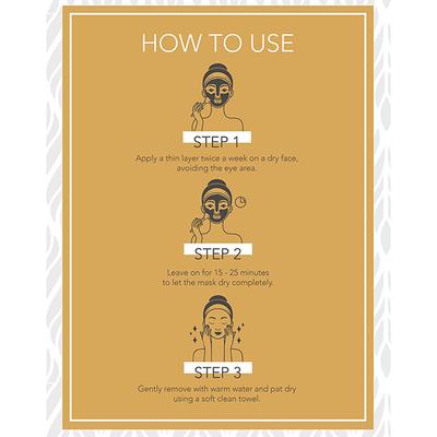 Fabessentials Turmeric Saffron Marigold Face Mask 100 gm - Face Packs