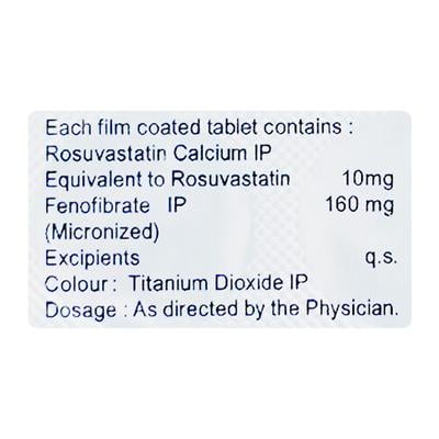 Cardirose F 10 Tablet 10'S - High Cholesterol-Dys