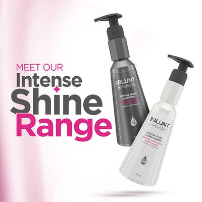 Bblunt Intense Shine Conditioner with Rice, Silk Protein for Softer, Smoother and Shinier Hair 250 gm - Conditioners