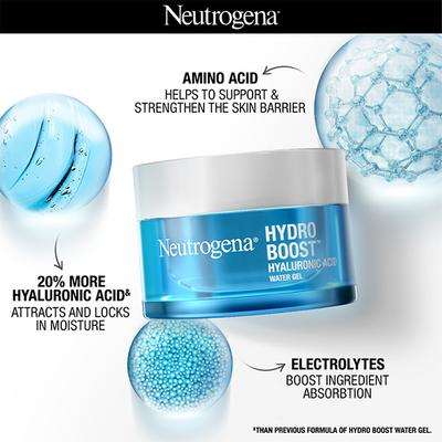 Neutrogena Hydro Boost Water Gel Prebiotic + Hyaluronic Acid for 72 Hours Hydration 50gm - Face Wash & Cleansers