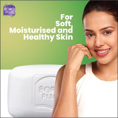 Boro Plus Antiseptic Moisturising Soap - Neem, Tulsi & Aloe Vera (Pack of 6 x 125 gm) - Personal Care (Ayush)