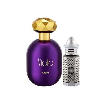 Ajmal Viola EDP Fruity Floral Perfume And Asher Concentrated Perfume Oil Oriental 87 ml - Perfumes (Edt/Edp)