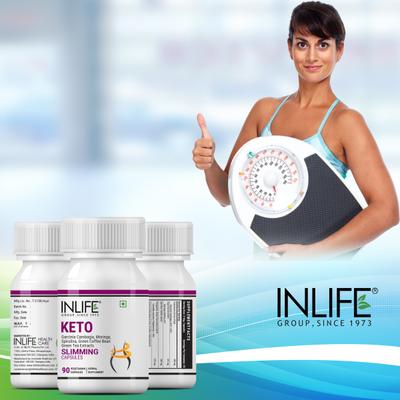 INLIFE Keto Slimming Vegetarian Capsule 90's - Weight Loss