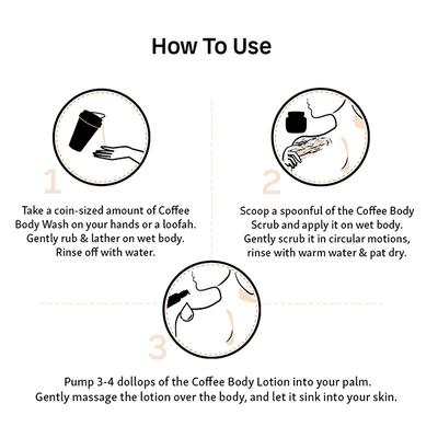Mcaffeine Deep Body Cleansing - Coffee Trio 600 ml - Scrubs & Exfoliants