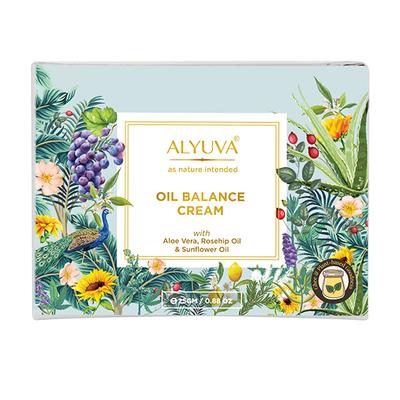 Alyuva All Natural Plant based Oil Balance Cream with Hemp Seed and Tea Tree 25 gm - Day Cream