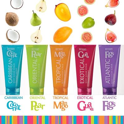 MADES Body Resort Clear Blue Tube Body Sugar Scrub 250 gm - Scrubs & Exfoliants