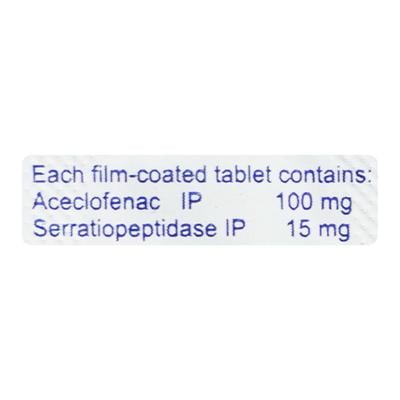 Zerodol S Tablet 10'S - Pain relief-Nsa