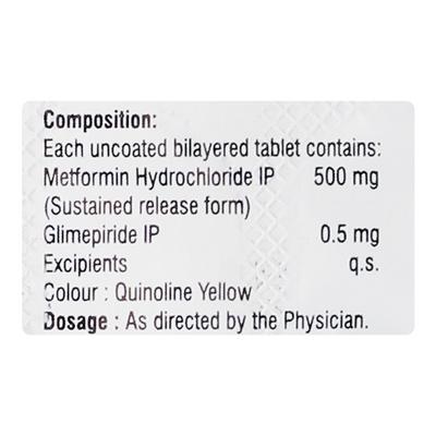 G FORLIN 0.5 Tablet 15's - Diabetes-Ant