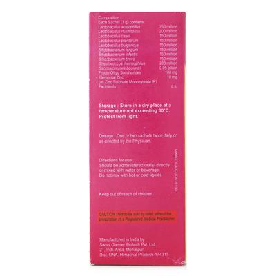 FLORA ZN ORANGE FLAVOUR Sachet 1gm - Diarrhoea-Ant