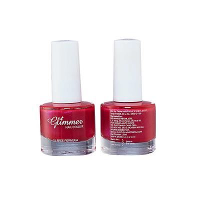 Glimmer Nail Enamel Flashbulb Fuchsia 8 ml - Nail Polish