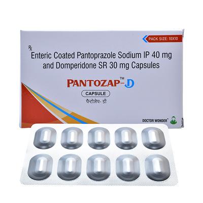 PANTOZAP D Capsule 10's - Ulcer/Reflux/Flatulence-Aaa