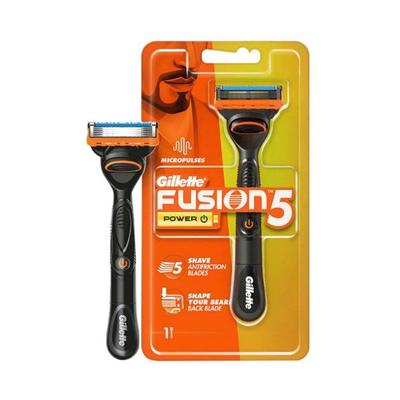 Gillette Fusion5 Power Razor for Men for Perfect Shave and Perfect Beard Shape 1's - Razors & Cartridges