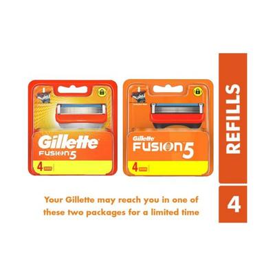 Gillette Fusion5 Manual Blades- 4 Cartridges 1's - Razors & Cartridges