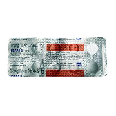 UDAPA 5 Tablet 10's - Diabetes-Ant