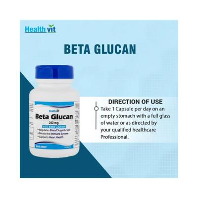 Healthvit Beta Glucan Capsules 60's - General Health
