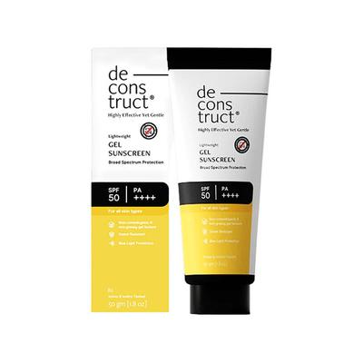 Deconstruct Lightweight Gel Sunscreen- SPF 55+ PA+++ 50 gm - Face Sunscreen