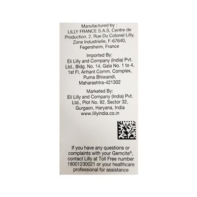 Gemcite 200mg Injection 1'S - Cancer Oncology-Cyt