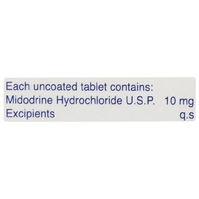 MIDORISE 10 Tablet 10's - Hypotension-Vas