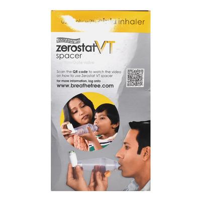 Zerostat VT Spacer Device 1's - Asthma/COPD-Ast