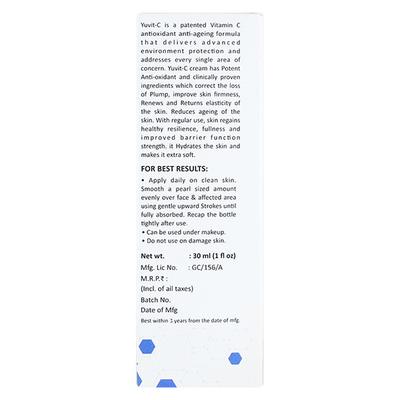 YUVIT C Cream 30ml - Wrinkle/Anti Ageing-Oth
