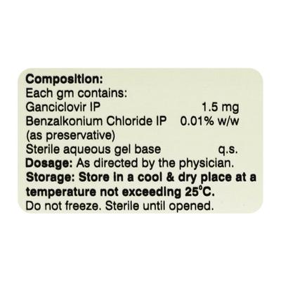 GANCIGEL Eye Ointment 5gm - Eye Infections-Eaa