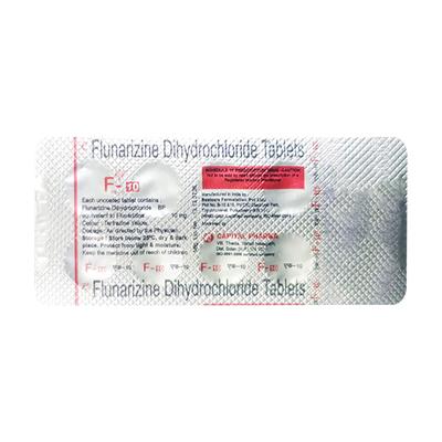 F 10 Tablet 10's - Migraine