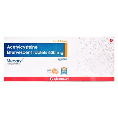 MUCARYL SUGAR FREE ORANGE FLAVOUR Effervescent Tablet 10's - Cough And Cold-Cou