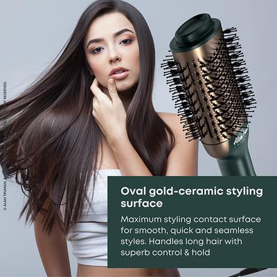 Alan Truman The Blow Brush with Storage & Travel case-Jade Green 740 gm - Multi-Stylers