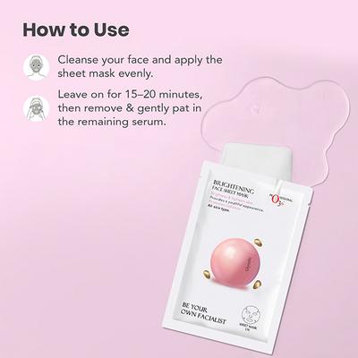 O3+ Facialist Brightening Face Sheet Mask with Glycolic 30ml - Face Mask