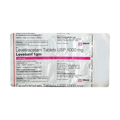 Levesam 1gm Tablet 10'S - Epilepsy/Convulsion-Ant