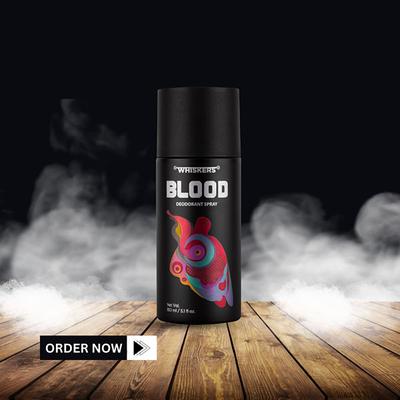 Whiskers Blood Deodorant Spray 150 ml - Deodorants/Roll-Ons
