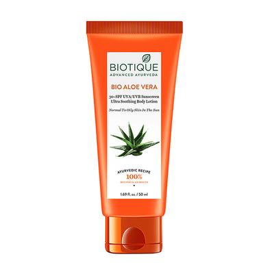 Bio Aloevera Lotion Spf30 Normal To Oily 50 Ml - Face Sunscreen