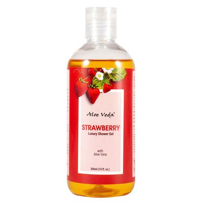 Aloe Veda Luxury Shower Gel - Strawberry 300 ml - Shower Gels & Body Wash