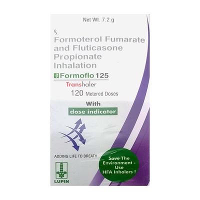 FORMOFLO 125 WITH DOSE INDICATOR 120md Transhaler 7.2g - Asthma/COPD-Ast