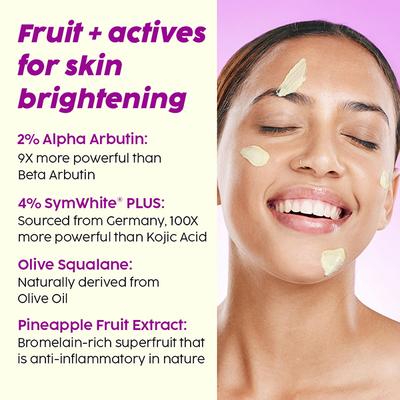 Plix The Plant Fix Pineapple Smoothie Moisturiser For Hyperpigmentation & Dark Spot Removal Unisex 30 gm - Face Moisturizers