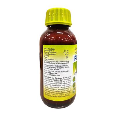 PEPFIX SUGAR FREE MINT FLAVOUR Oral Suspension 200ml - Ulcer/Reflux/Flatulence-Aaa
