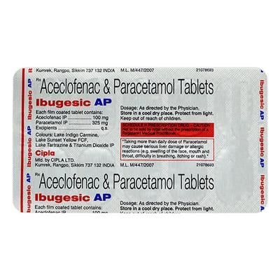 Ibugesic AP Tablet 10'S - Pain relief-Nsa