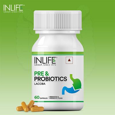 INLIFE Prebiotics and Probiotics Capsules 60's - Digestive Health
