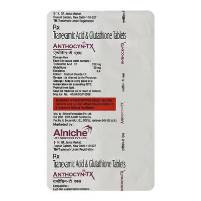 Anthocyn TX Tablet 10'S - Blood Clot-Hae