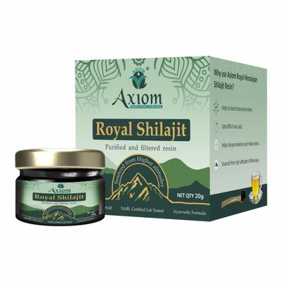Axiom Royal Shilajit Resin 20 g - Speciality Medicines