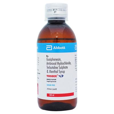 Tossex XP Mango Flavour Sugar Free Syrup 100ml - Cough And Cold-Cou