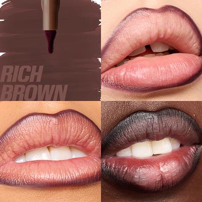 HUDA BEAUTY Lip Contour Stain Rich Brown 1 ml - Lip Stains & Tints