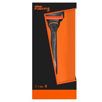 Gillette Fusion Premium Gift Set for Men 1 Gillette Fusion Manual Razor, 2 Gillette Fusion Cartridges, 1 Travel Case 501 gm - Razors & Cartridges