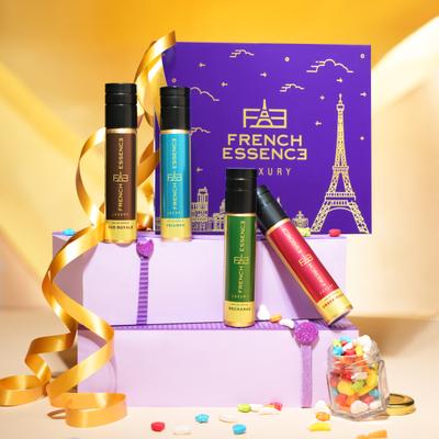 French Essence Gift Set - Eua De Parfume (Amber Magic + Oud Royale + Triumph + Recharge) ( Pack Of 4 x 30 ml) 1's - Perfumes (Edt/Edp)