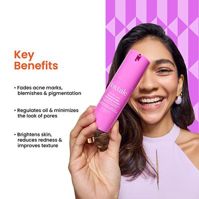 Foxtale 12% Niacinamide Serum with Azelaic Acid for Oil Control & Brightening 30ml - Face Serum