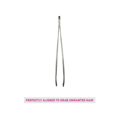 Vega Tweezer - Slant Tip, Silver, (TW-03) 15 gm - Tweezers