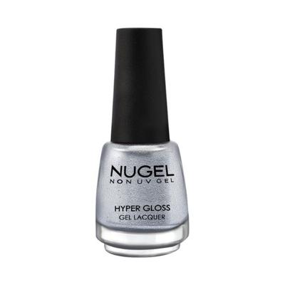 Nugel PEBBLE GRAY 45 Non Uv Gel Hyper Gloss Nail Enamel 13 ml - Nail Polish